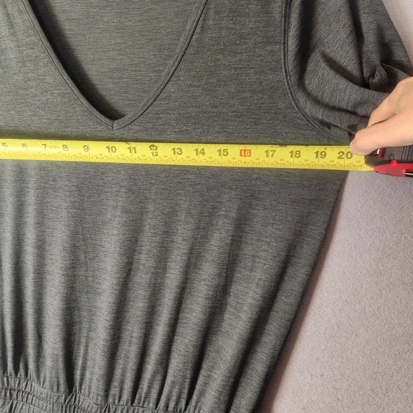 Vuori All Day Romper Women's Medium Charcoal Grey DreamKnit Jogger - Picture 5 of 8